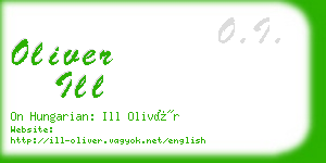 oliver ill business card